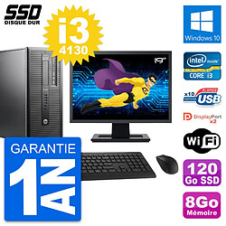 PC Tour HP ProDesk 600 G1 Ecran 19" i3-4130 RAM 8Go SSD 120Go Windows 10 Wifi · Occasion 