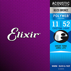 11025 Polyweb 11/52 Custom Light Elixir