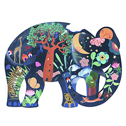 Djeco Puzzle Puzz'Art 150 pièces : Eléphant 