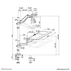 Support de table d'écran Neomounts DS90-325BL1