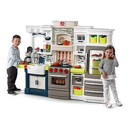 Avis Step2 Elegant Edge Cuisine Enfant en Plastique | Grande Jeu / Jouet Cuisine pour Enfants avec Kit d'accessoires