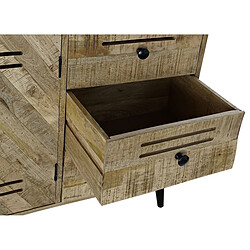 Acheter Pegane Buffet meuble de rangement en bois de manguier et métal coloris marron - Longueur 140 x Hauteur 93 x Profondeur 40 cm