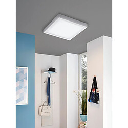 EGLO Downlight Led Monté En Surface Blanc Télécommande + Contrôle APP, BLE, CCT, RVB