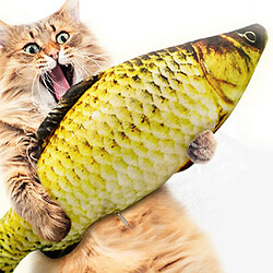 2 Pièces 20 Cm Simulation En Peluche Poisson Jouet Oreiller Pour Chat Chatons Chiens Doux pas cher