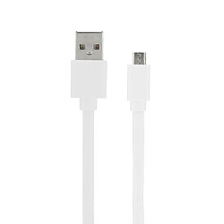 MOOOV Câble plat Micro USB 1 m blanc 