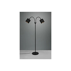 TRIO LIGHTING Lampadaire Tommy Noir mat 2x40W E14