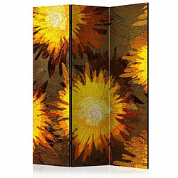 Paris Prix Paravent 3 Volets Sunflower Dance 135x172cm