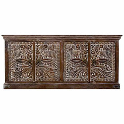 Acheter Buffet Alexandra House Living Blanc Marron Bois de manguier 40 x 180 x 80 cm