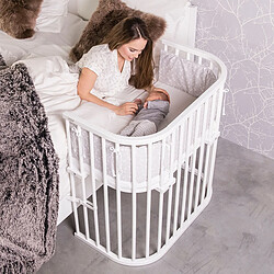 Babybay Berceau cododo Boxspring - Laqué blanc