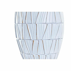 Vase DKD Home Decor Blanc Résine Moderne (19 x 19 x 60 cm)