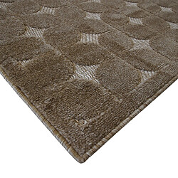 Avis Thedecofactory NEW AGE FIFTIES - Tapis intérieur et extérieur motif fifties en relief beige 120x170