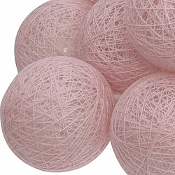 Atmosphera, Createur D'Interieur Guirlande LED 10 boules - Rose