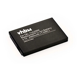 vhbw Li-Ion batterie 2000mAh (3.7V) pour votre router mobile hotspot TP-Link M5350, TL-TR761, TL-TR861 remplace TBL-71A2000. 