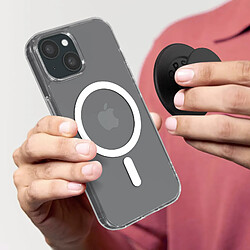 Popsockets PopGrip pour iPhone Fixation Magnétique, Bague et Support Universel Noir pas cher