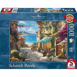 Schmidt Spiele Puzzle Caf‚ sur la Riviera italienne, 1000 pcs 