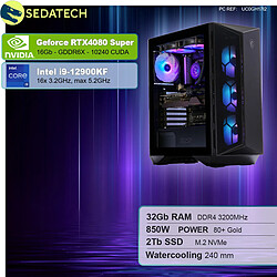 Sedatech PC Gamer • Intel i9-12900KF • RTX4080 Super • 32Go RAM • 2To SSD M.2 • sans OS