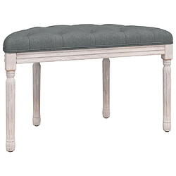 Acheter Helloshop26 Banc banquette meuble chambre 81,5 x 41 x 49 cm tissu gris foncé 02_0010660