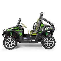 Voiture 2 places Peg Perego 24 Volts - Polaris Ranger RZR Green Shadow