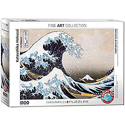 Eurographics great Wave Kanagawa par Hokusai Puzzle (1000 piAces), (ModAle : 6000-1545) 