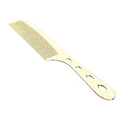 Space Aluminium Coupe De Cheveux Antistatique Styling Coiffure Barber Peigne Doré pas cher