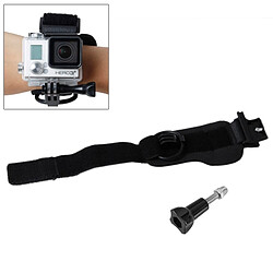 Wewoo Fixation poignet GoPro noir pour Hero 4 / 3+, Longueur de ceinture: 31cm, HR177 Ceinture à clips 