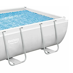 Avis Pack Piscine Rectangulaire Bestway Frame 287x201x100 cm Épurateur, Echelle, Kit de Nettoyage et Doseur de Chlore