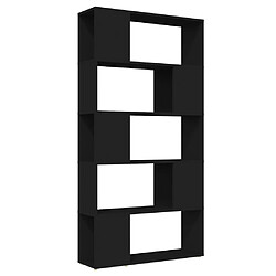 Mpc Etagère Noir 80 X 162,6 X 23,6 Cm (lxhxp) 