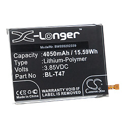 vhbw Batterie remplacement pour LG BL-T47, EAC64785301, LM-G900VMY pour smartphone (4050mAh, 3,85V, Li-polymère)