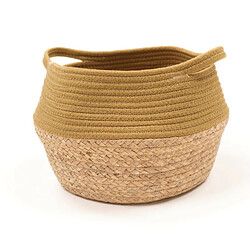 MEVAK LIVING Panier en jute et corde Panier en jute et corde teinte. Bronze 27x23cm