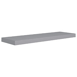 vidaXL Étagère flottante murale gris 80x23,5x3,8 cm MDF