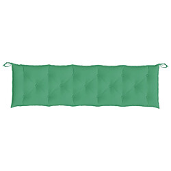 Acheter Maison Chic Coussin Confort | pouf | Coussin de banc de jardin vert 180x50x7 cm tissu oxford -GKD37934