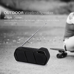 Avis Yonis Enceinte Bluetooth Portable Outdoor Support Appel Mains-Libres Carte TF FM