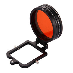 Wewoo Filtre jaune et rouge Violet pour GoPro HERO5 58mm + + de lentille de plongée