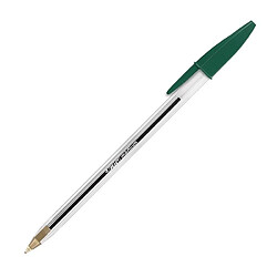 Stylo bille Bic Cristal - vert - Lot de 50