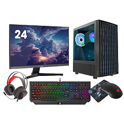 VIST Gaming Ryzen 5 5600G - RAM 32Go - RX VEGA7 - SSD 1To M.2 - WIFI - 24" - Windows 11 Pro 