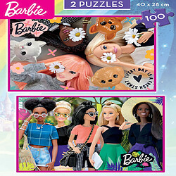 Educa Borras 2 puzzles de 100 pieces Barbie