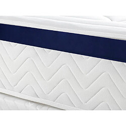 Vente-Unique Matelas 140 x 190 cm ressorts ensachés 7 zones et mémoire de forme ép.30cm - MARQUIS de PALACIO pas cher