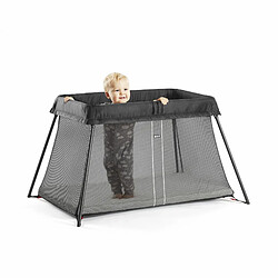 Avis Pack lit parapluie Light noir + drap housse blanc - Babybjörn