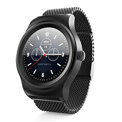 Avis Wewoo Montre connectée 1.28 pouces couleur bracelet en acier Bluetooth Smart Watch, imperméable à l'eau, contrôle de la voix de soutien / moniteur de fréquence cardiaque / de sommeil / caméra Bluetooth, compatible avec Android et iOS système