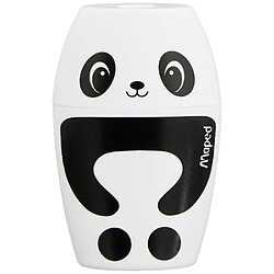 Maped - Taille-Crayons Shakky - Taille-Crayon 1 Trou avec Réservoir - Pour Enfants - Ergonomique et design - Motif Panda - Emballage recyclable