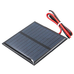 Mini Chargeur De Batterie De Bricolage De Silicium Polycristallin De Panneau Solaire G 5.5V 60x60mm