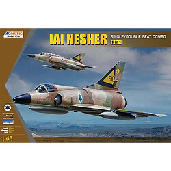 Kinetic Maquette Avion Iai Nesher 2 In 1 (single/double Seat Combo)