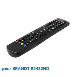 Télécommande TV de remplacement Vestel pour BRANDT B2422HD