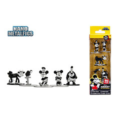 Jada Toys Jada- Disney Mickey, Minnie, Pete, Perroquet et Clarabelle Pack 5 Figurines 90e Anniversaire Mikey Multicolore (0801310300138) 