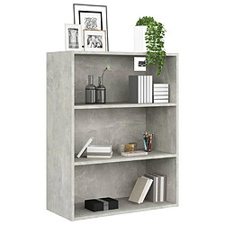 Acheter Maison Chic Armoire murale suspendue,Meuble de Rangement pour salon,cuisine Gris béton 69,5x32,5x90 cm -MN89035