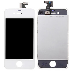 Wewoo Pour iPhone 4S LCD + blanc Frame + Touch Pad Assemblage de numériseur pièce détachée 3 en 1 