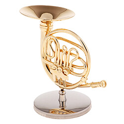 Modèle Réaliste French Horn Brass Modèle En Métal à L’échelle 1/6 Figurine Action Jouets Musical Action Figure Cor français