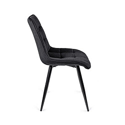 Avis Vivaldi Chaise RIO Noir Velours