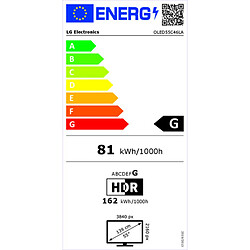 TV intelligente LG OLED55C46LA.AEU 55" 4K Ultra HD HDR OLED NVIDIA G-SYNC pas cher