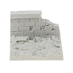 1/35 soldat ville ruines base de mur de base dalles modèle de base pour mini table de sable Bricolage Militaire scène de dalles de construction